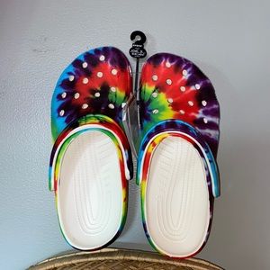 Classic Tye-dye crocs!